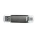 Penna USB ''Laeta Twin'', USB 2.0, 128 GB, 10 MB/s, grigio