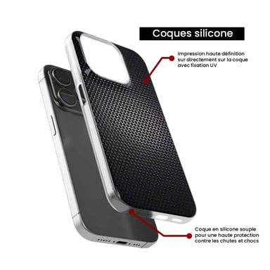 Funda de silicona - Compatible con Samsung Galaxy A35 5G - diseño dark metal
