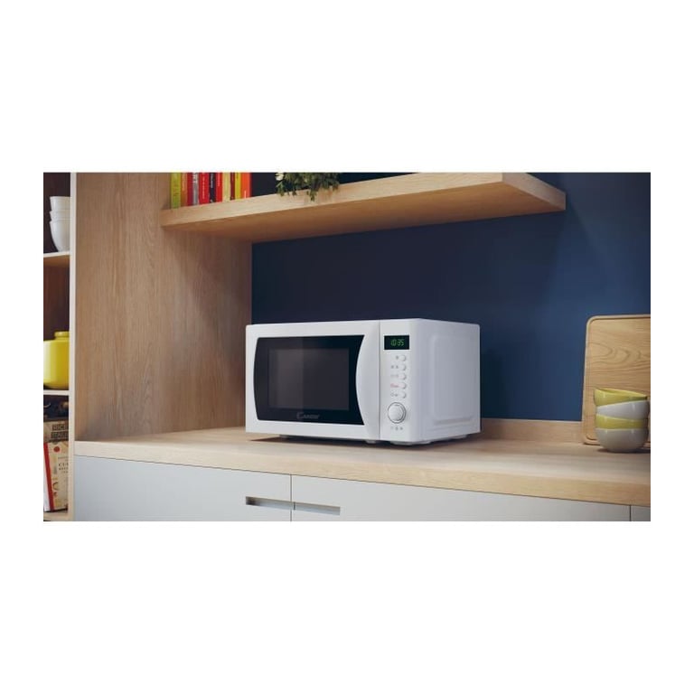 CMWA20SDLW Micro-ondes Mono CANDY Idea - 20L - MO : 700W - UI digitale - 8 programmes automatiques - Blanc - Neuf