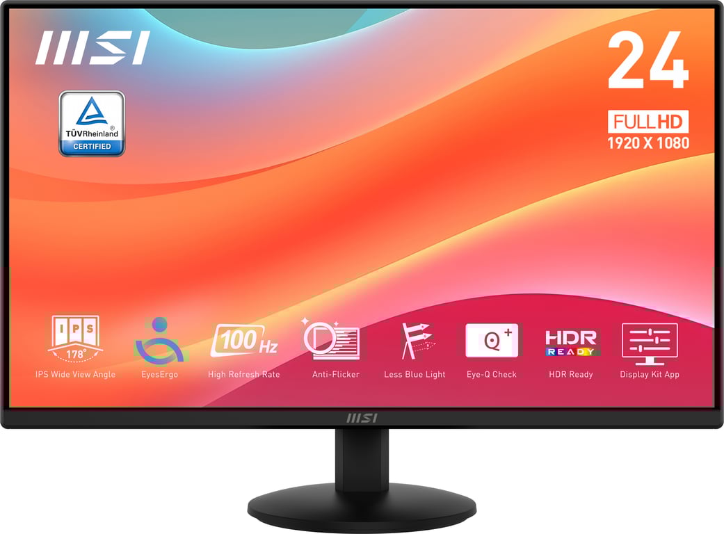 Ecran PC MSI Pro MP242L 23.8 1920 x 1080 Full HD LCD - vue 4