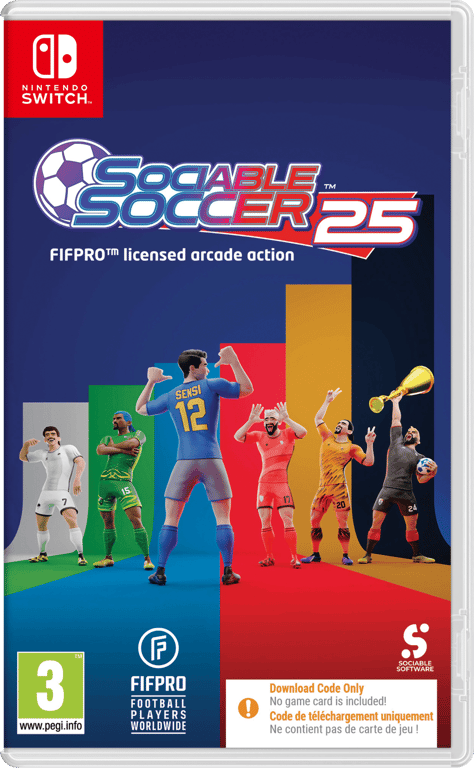 Sociable Soccer 25 Nintendo SWITCH (Codice di Download) - Nuevo