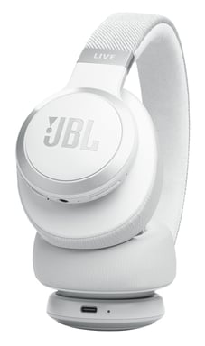 JBL Live 770NC Casque Sans fil Arceau Appels/Musique Bluetooth Blanc