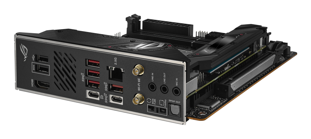 Asus ROG STRIX AMD B650E-I GAMING WIFI mini ITX Socket AM5 Chipset AMD B650 Noir - vue 5