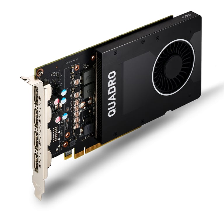 PNY VCQP2200 PB carte graphique NVIDIA Quadro P2200 5 Go GDDR5X Neuf - vue 3