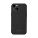 Funda de gamuza Alcantara para Apple iPhone 13, negro medianoche
