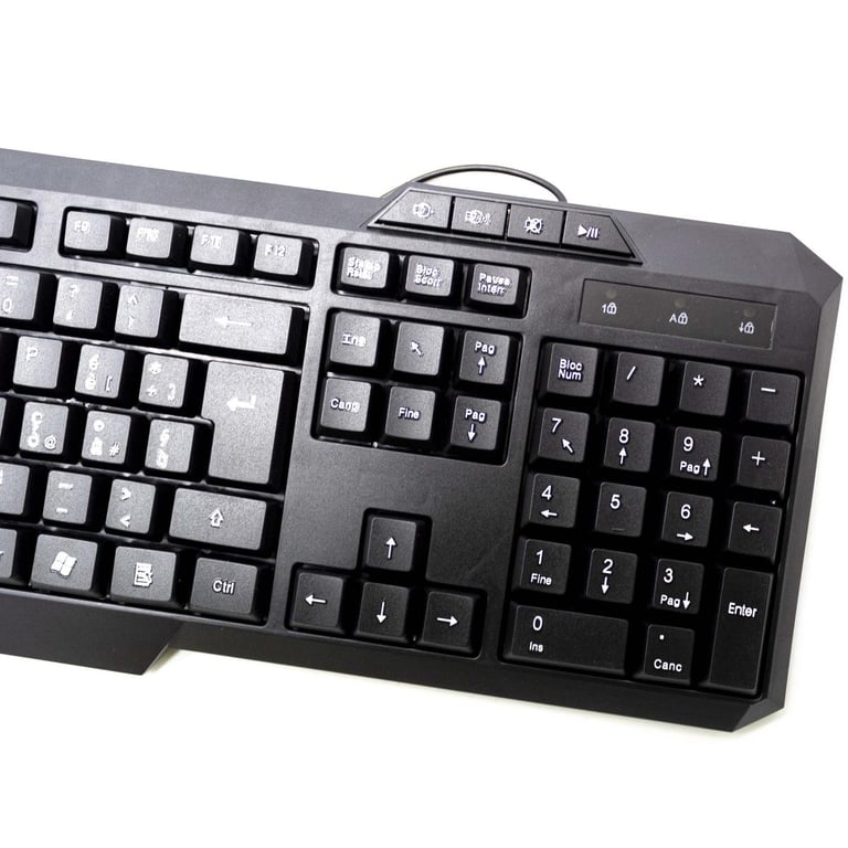 Tecno TC 822 clavier Bureau USB QWERTY Italien Neuf - vue 3