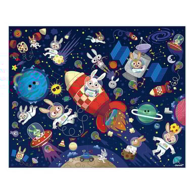 Innovador Puzzle Cohete - 54 Piezas - ¡Janod, Diversión y Educación!