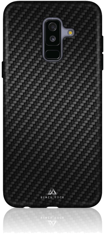 Coque de protection Flex Carbon pour Samsung Galaxy A6+ (2018), Noir