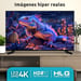 Téléviseur Intelligent 43'' LED UHD 4K Prisma 43UD7004S Blanc Vidaa Netflix Prime Video YouTube Dolby Digital Plus