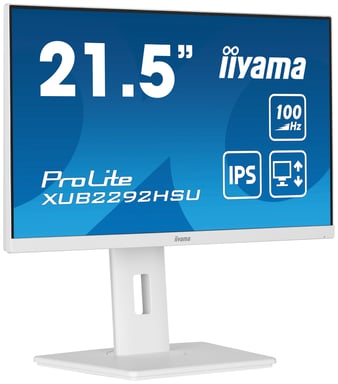 iiyama ProLite XUB2292HSU-W6 écran plat de PC 54,6 cm (21.5'') 1920 x 1080 pixels Full HD LED Blanc