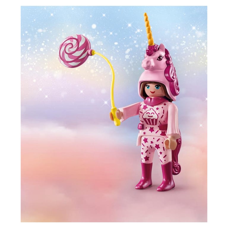 Jeux D'imitation Jeune Fille Avec Déguisement Licorne Playmobil La Boite - vue 2