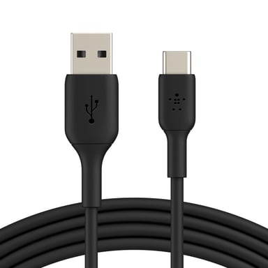 Câble USB-C vers USB-A BOOST?CHARGE™ (2 m) Noir