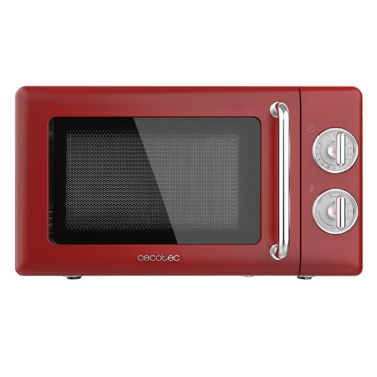 CECOTEC 01710 - Micro-ondes de 20 L avec grill ProClean 3110 Retro Red - Neuf