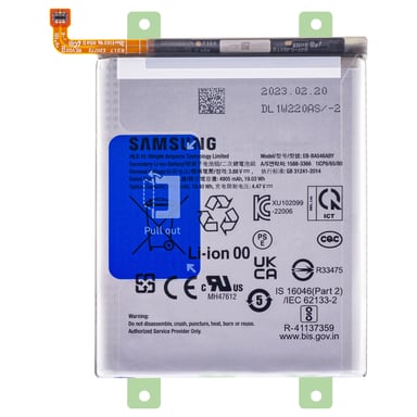 Samsung Batería para Samsung A55, A54, A35, A34 y A25 5000mAh EB-BA546ABY Blanco