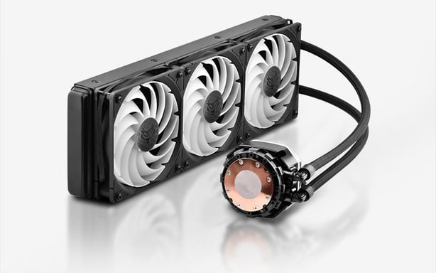 Sapphire NITRO+ S360-A AIO Processeur Kit de refroidissement du liquide 12 cm Noir 1 pièce(s) - Neuf