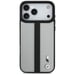 Custodia BMW M Perforated Stripe Logo MagSafe per iPhone 17 Pro Max, grigia