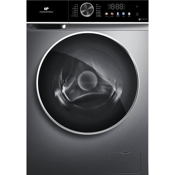 Lave linge séchant CONTINENTAL EDISON CELS106S 10kg / 6kg Moteur induction directe 60 cm 1200 trsmin - vue 2