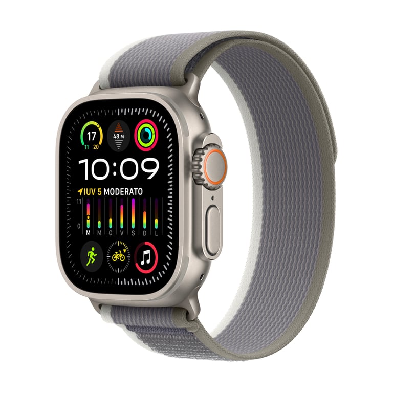 Apple Watch Ultra 2 OLED 49 mm Numérique 410 x 502 pixels Écran tactile 4G  Or GPS (satellite) - Apple