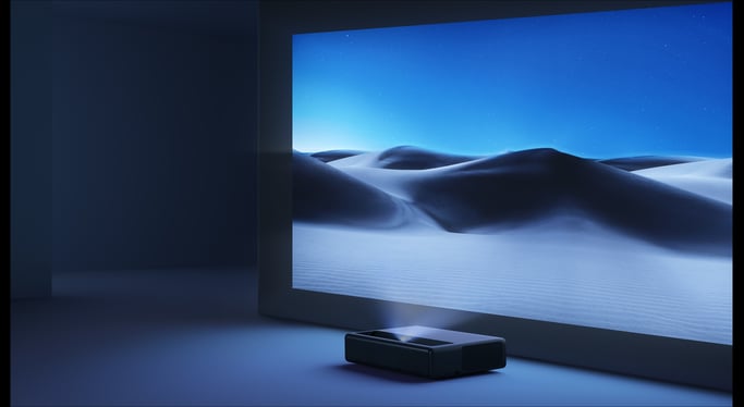 Mi Laser Projector 150'' - Videoproiettore a ottica ultra corta 2160p (3840x2160), nero