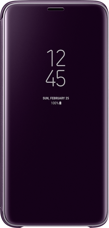 Etui Samsung Galaxy S9 Clear View Cover - Violet