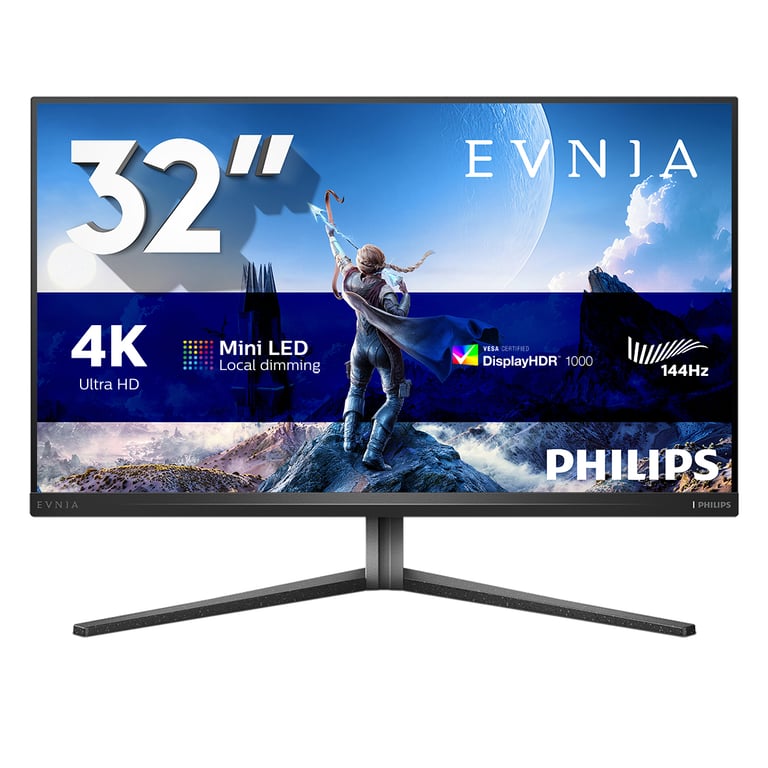 Philips Evnia 32M2N6800M00 écran plat de PC 80 cm 31.5 3840 x 2160 pixels 4K Ultra HD LCD Neuf - vue 1