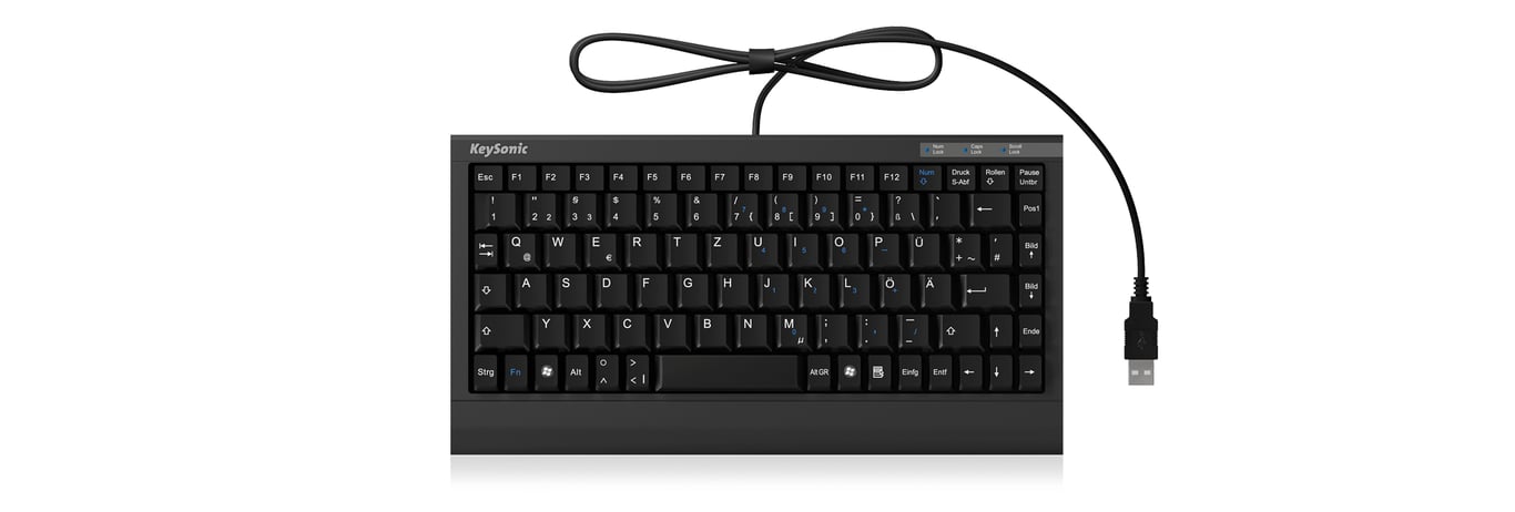 KeySonic ACK + US clavier Maison USB QWERTY Anglais américain Neuf - vue 3