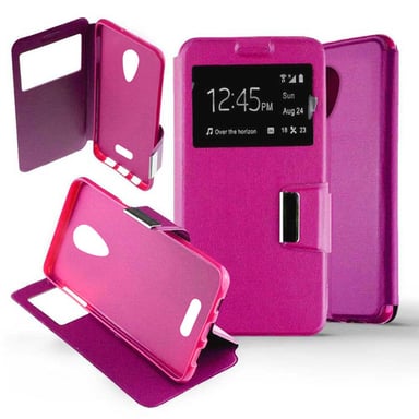 Etui Folio Rose compatible Wiko Tommy 2