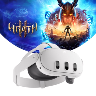 Casque de réalité virtuelle Meta Quest 3 128 Go, Blanc