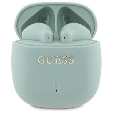 Casque sans fil TWS Guess Printed Classic Logo vert