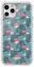 Coque hybride Flamant rose tropical pour Apple iPhone 11 Pro