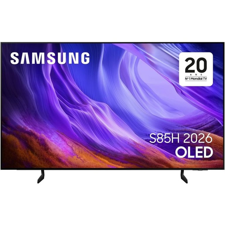 Téléviseur OLED Samsung TQ55S85H 55 4K Smart TV 120Hz Vision AI 4x HDMI 2.1 Wi?Fi 6 Noir - Neuf