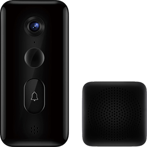 Smart Doorbell 3 - Kit campanello per porta, nero
