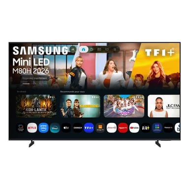 Televisor Samsung TU85M80HAUXXC 85'' Mini LED 4K Smart TV Vision AI 144Hz Motion Xcelerator Tizen Negro