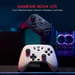 Nova T4n Lite Mando Inalámbrico Switch PC Hall Effect Anti-drift Blanco