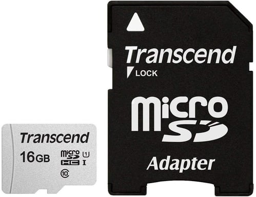 Transcend microSDHC 300S 16GB NAND Clase 10