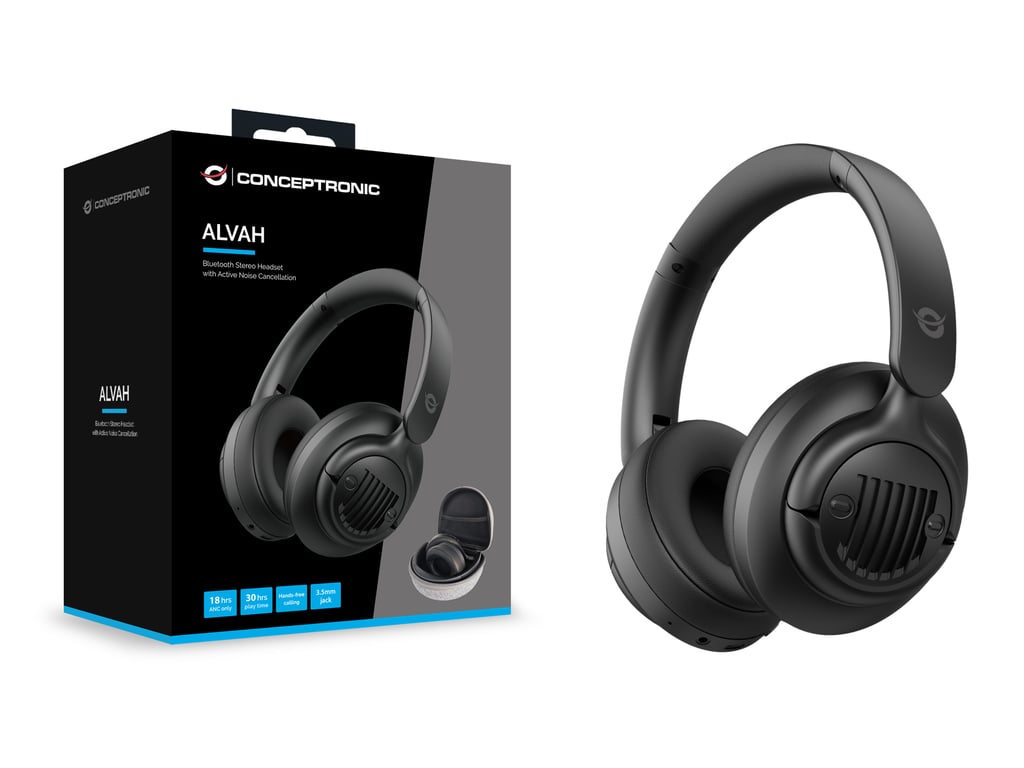 Casque Avec Fil & Sans Fil Conceptronic ALVAH02B – Bluetooth 5.4, Appels/Musique - vue 3