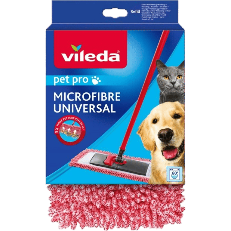 Serpillière Vileda Pet Pro Microfibre 1 unité Neuf