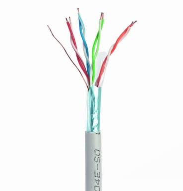 Gembird 305m Cat5e FTP câble de réseau Gris F/UTP (FTP)