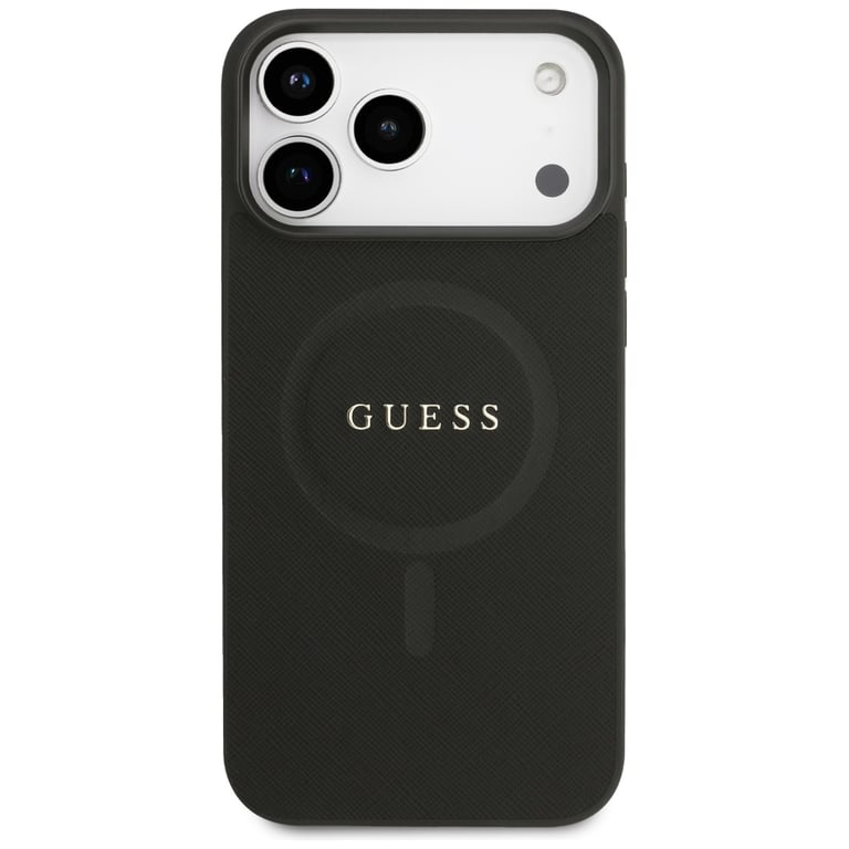 Coque Guess Saffiano Classic Logo MagSafe pour iPhone 17 Pro Max - vue 3