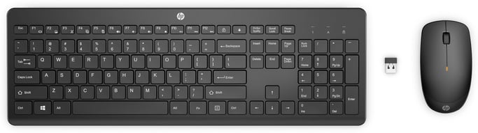 HP Combo tastiera e mouse wireless 235
