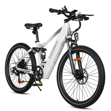 Samebike XD26-II Bicicleta eléctrica para adultos, 750 W, 26 pulgadas, suspensión total, batería de 48 V y 14 Ah