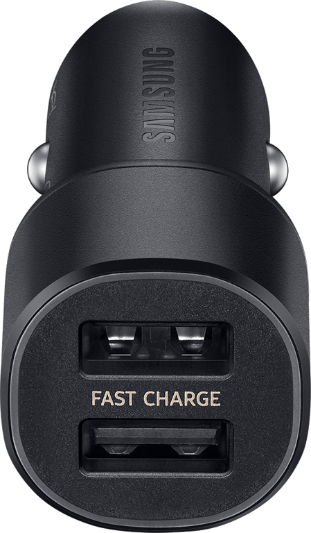 Chargeur voiture double Mini USB A+A 4.8A (2.4+2.4A) mini Noir Samsung