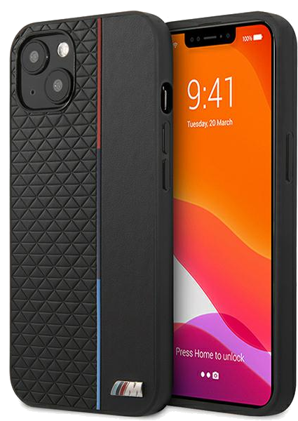 BMW Étui pour iPhone 13 mini 5.4 Noir M Collection Triangles