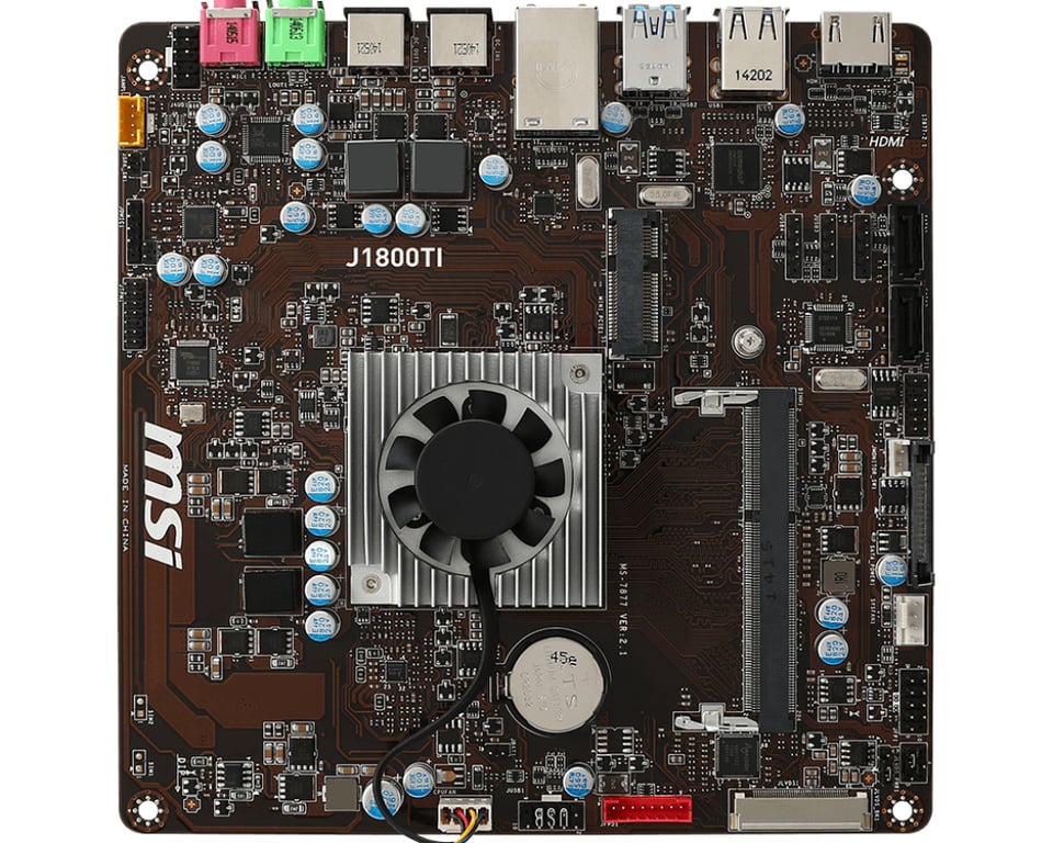 MSI J1800TI Celeron J1800SO DDR3ITXBulk - vue 2