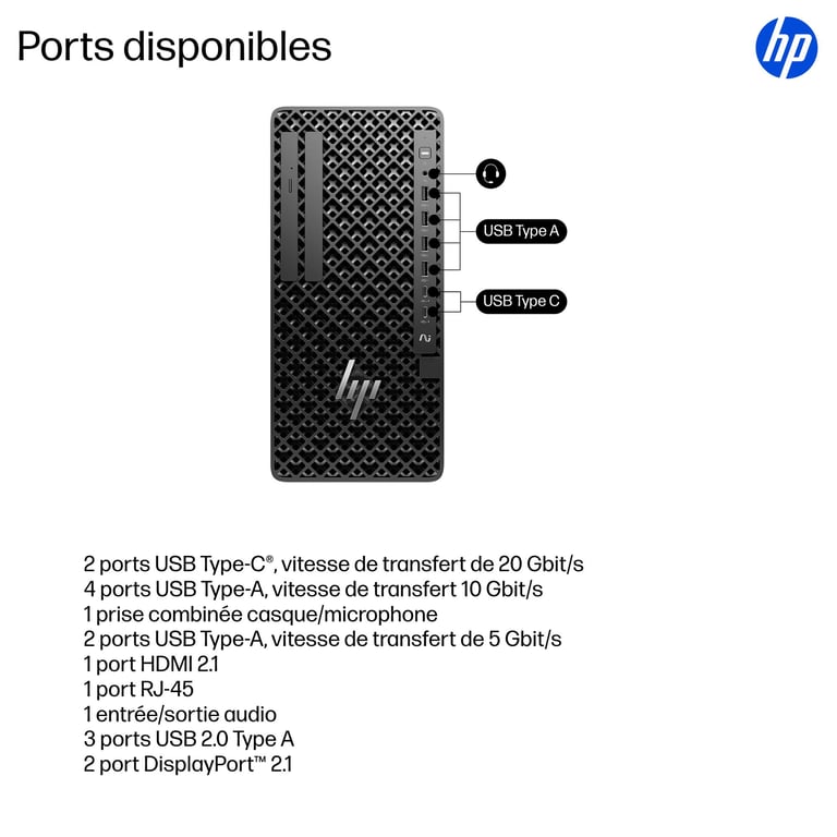 HP Z1 G1i Core Ultra 7 265 2.4 GHz RAM AZERTY - vue 8