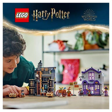 Set LEGO® Harry Potter? 76439: Ollivander e Madame Guipure, negozi magici da costruire