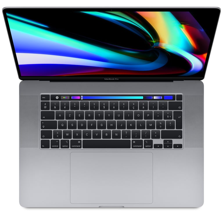 Macbook Pro Core i7 (2019) 16', 2.6 Ghz 512 Go 16 Go AMD Radeon Pro 5500M, Gris sidéral - AZERTY  + Magic Mouse 2 Blanche