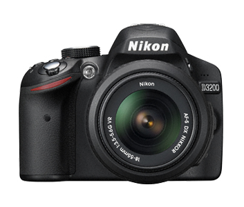 Nikon D3200 Noir - vue 3