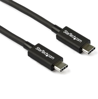 StarTech.com Cable Thunderbolt 3 Pasivo de 80cm - 40Gbps - PD 100W - Vídeo 4K/5K - Cable Thunderbolt - Certificado Thunderbolt - Compatible con USB4 /