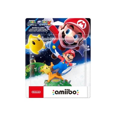 Nintendo Figurine Amiibo - Mario & Luma • Collection Super Mario - vue 1